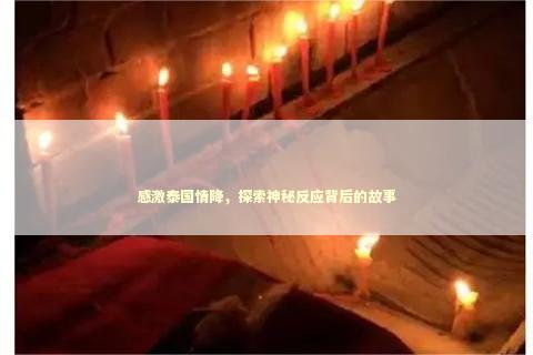 感激泰国情降，探索神秘反应背后的故事